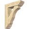 Ekena Millwork Balboa Slat Rough Sawn Bracket w/ Offset Brace, Douglas Fir, 6"W x 20"D x 24"H BKT0604X20X24BOA06RDF - alternate 1